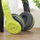 Faltbares Bluetooth-Headset kräftiger Bass grün 1