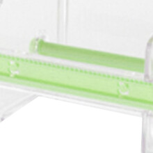 Dispensador de cinta washi verde, plástico ABS, 2-Bar