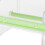 Grüner ABS Transparent Washi-Tape-Spender-2 Rollen 1