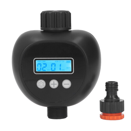 G3/4AutoWateringCtrl Negro0-99s 13x10.5x7.8cm 1