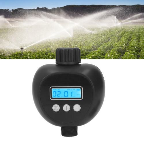 G3/4AutoWateringCtrl Negro0-99s 13x10.5x7.8cm