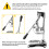 Manual Press Juicer Stainless Steel Separate Design Hand Pressed Juicer Fruit Squeezer with U Shaped Base 9