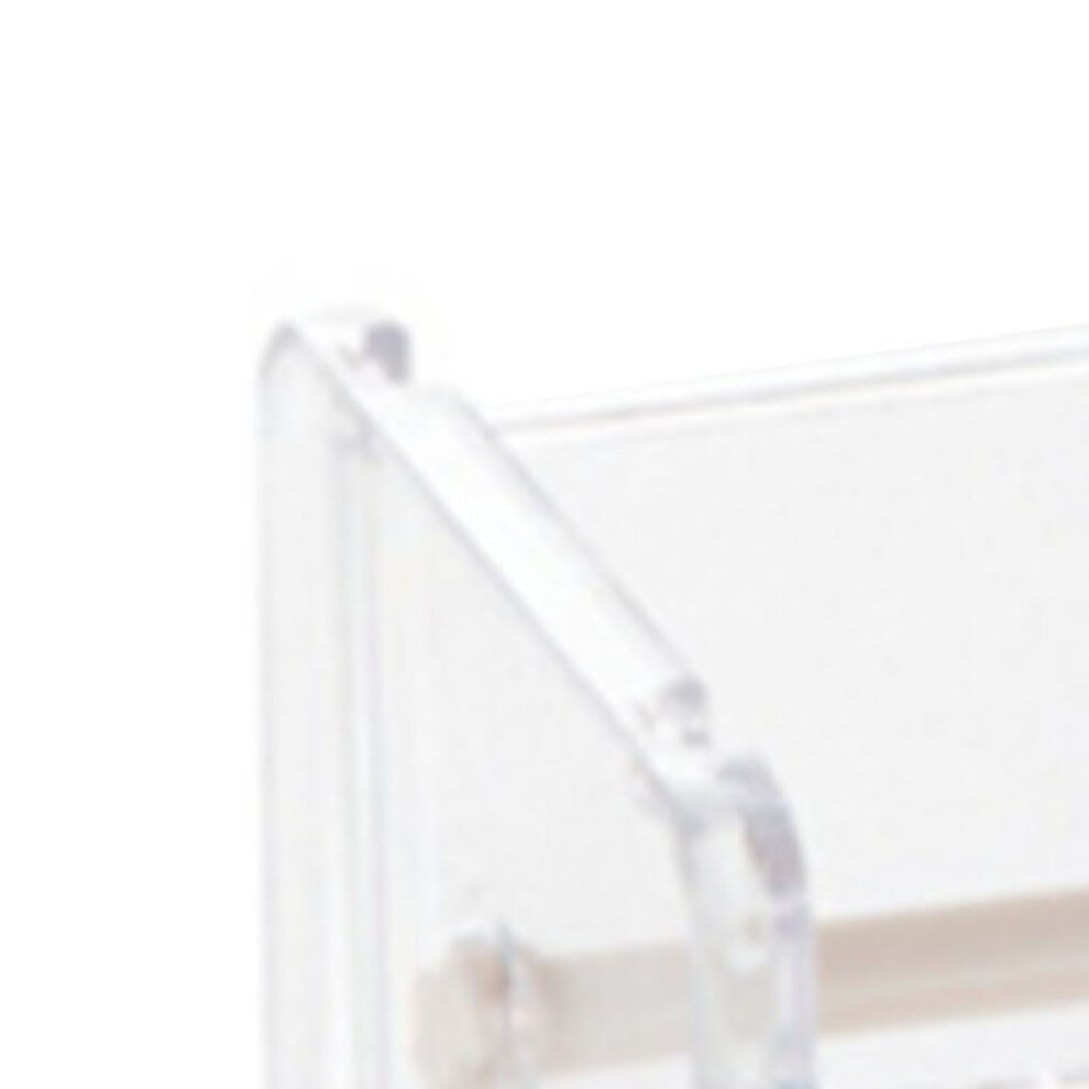 Washi Tape Dispenser Cutter Transparent 2 Serrated Bars Abs Plastic Stackable Tape Holder Dispenser For Storage Beige 3341321163362