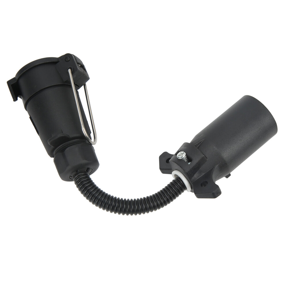 7 Way Round Trailer Plug Adapter Wire Connector Rv Truck Power Conversion Accessories 7901321156656