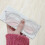 Brille mit großem Rahmen 0 Dioptrien Transparent Weiß 2