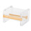 Dispensador de cinta washi, 2 barras dentadas, ABS, amarillo 2