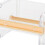 Dispensador de cinta washi, 2 barras dentadas, ABS, amarillo 4