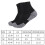 Herren 3 Paar Wandersocken, Größe S/M/L, Schwarz/Weiß 9