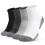 Herren 3 Paar Wandersocken, Größe S/M/L, Schwarz/Weiß 6