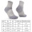 Herren 3 Paar Baumwollsocken Schwarz Größe 39-42 12