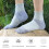 Herren 3 Paar Baumwollsocken Schwarz Größe 39-42 5