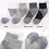 Herren 3 Paar Baumwollsocken Schwarz Größe 39-42 2