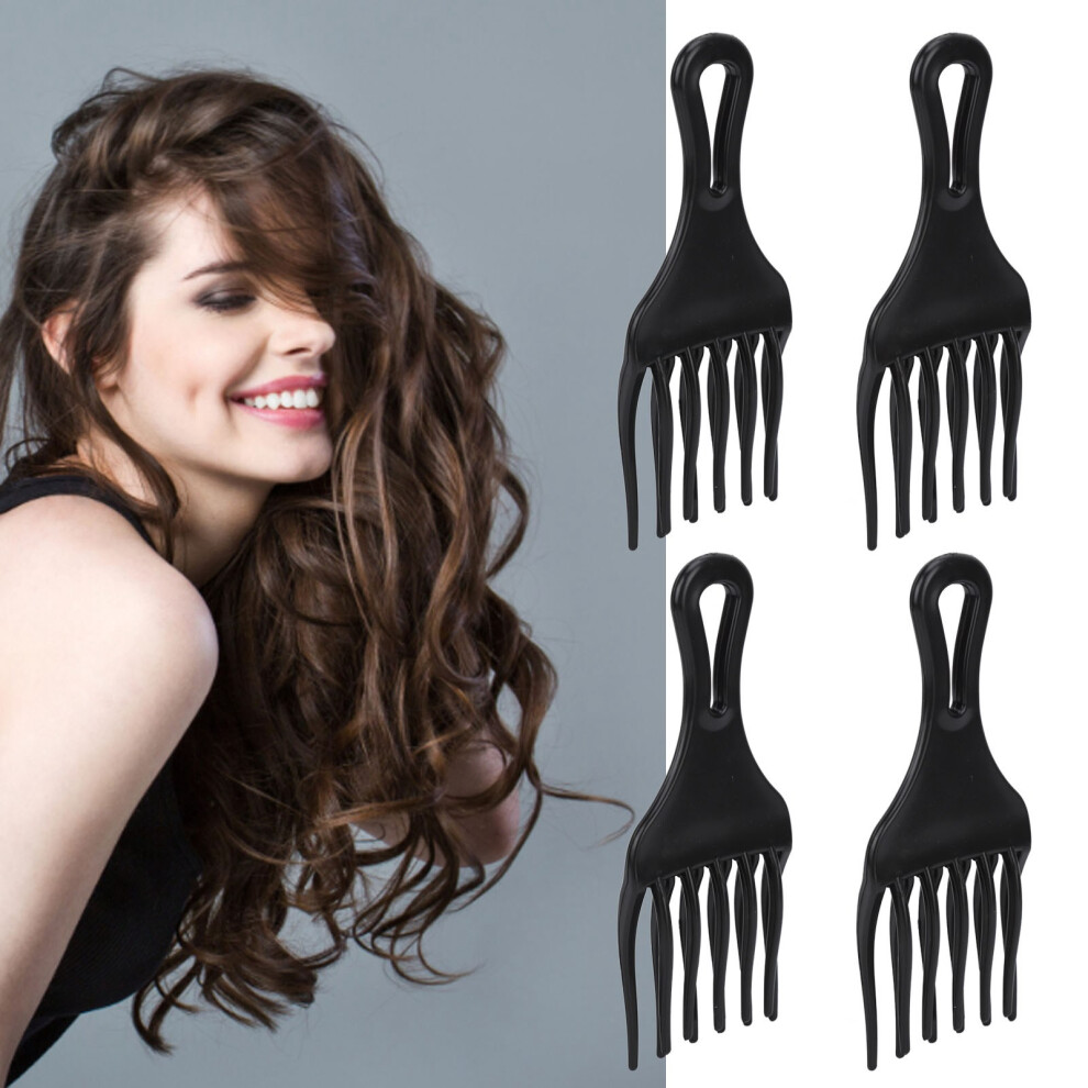 Unisex 10Pcs Hair Pick Comb Ergonomic Skin Friendly Multipurpose Plastic Hair Lift Combs For Salon Styling Haircuts