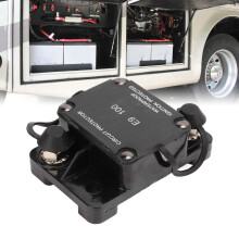 Reinicio automático de terminal roscado de 1/4 de pulgada 32 V 100 A IP67 Negro