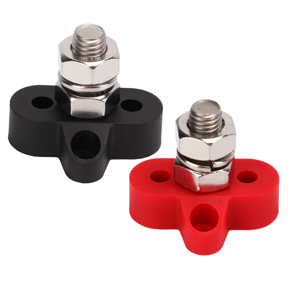48V Power Distribution Studs Battery Power Ground Junction Post Bus Bar Connector M10 3/8In 4351321172324