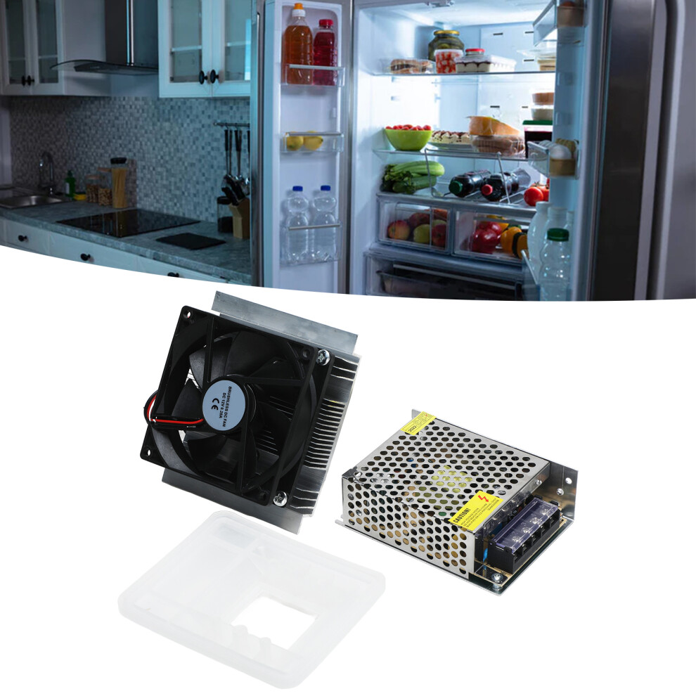 Peltier Cooler With Power Supply Semiconductor Refrigeration Cooling System Diy Kit 12Vdc 9321321172490