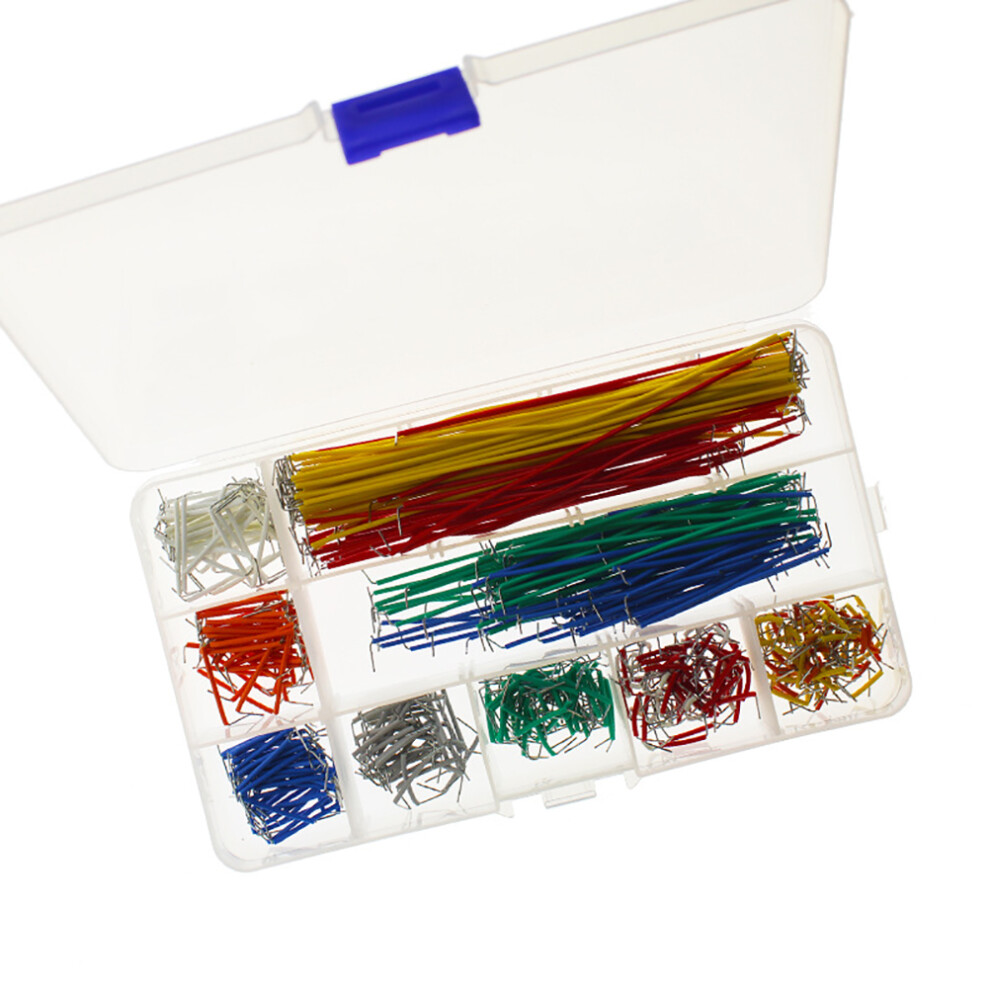 560Pcs Jumper Wire Kit 14 Lengths U Shape Solderless Breadboard Jumper Cable Wire Kit with Plastic Box-image-OPC-PHVD9KZ-NEW
