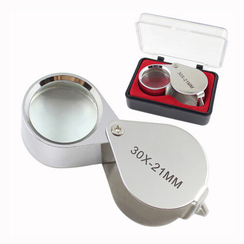 Lupa de joyería 30x 21 mm – metal 1