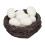 Naturharz 1:12 Nest mit Eiern, 3,3  1,2 cm 16