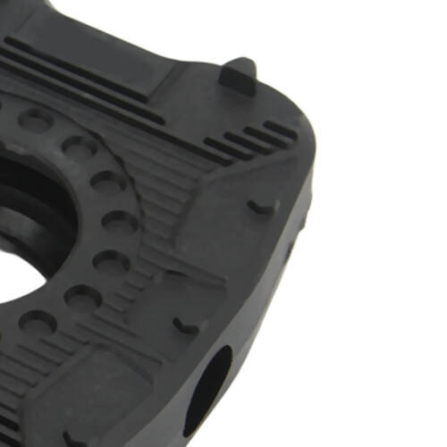 Schwarzer Clipless-Pedal-zu-Flachpedal-Konverter, 154 g 2