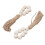 Serviettenring 4 Stück Holzperlen-Quaste 15,5 cm / 6,1 in 12