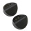 2x Mini-Dome-Tweeter 380W rund schwarz Flush-Mount 11