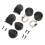 2x Mini-Dome-Tweeter 380W rund schwarz Flush-Mount 14