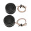 2x Mini-Dome-Tweeter 380W rund schwarz Flush-Mount 4
