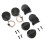 2x Mini-Dome-Tweeter 380W rund schwarz Flush-Mount 15