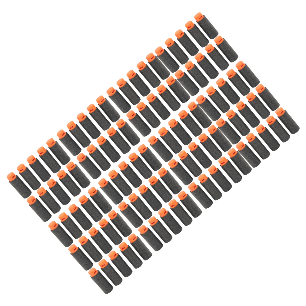 100Pcs Universal Short Darts High Density Eva Soft Shot Harmless Toy Refill For Various Shooting Toy Black