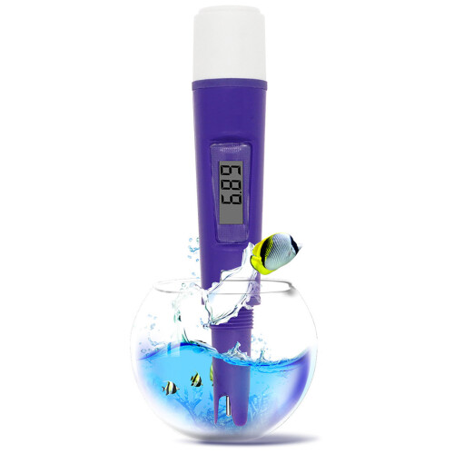 2-in-1-Wassertester: Salinität & Temperatur, 0-19,99 ppt 2