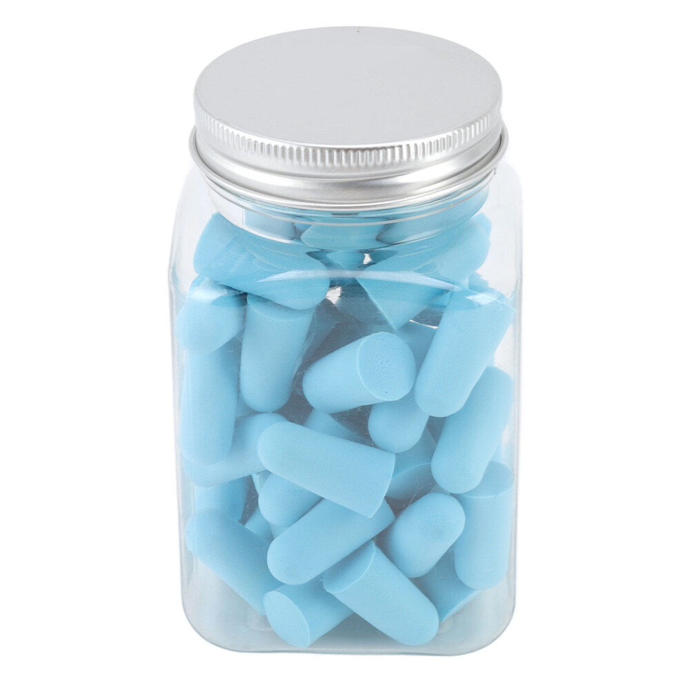 60Pcs Earplugs Sponge Soft Sound Blocking Noise Reduction Earplugs For All Noisy Events Blue 3501321184105