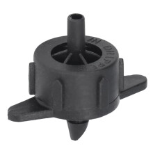 100 piezas de emisor de goteo 4L negro 39x35x20mm