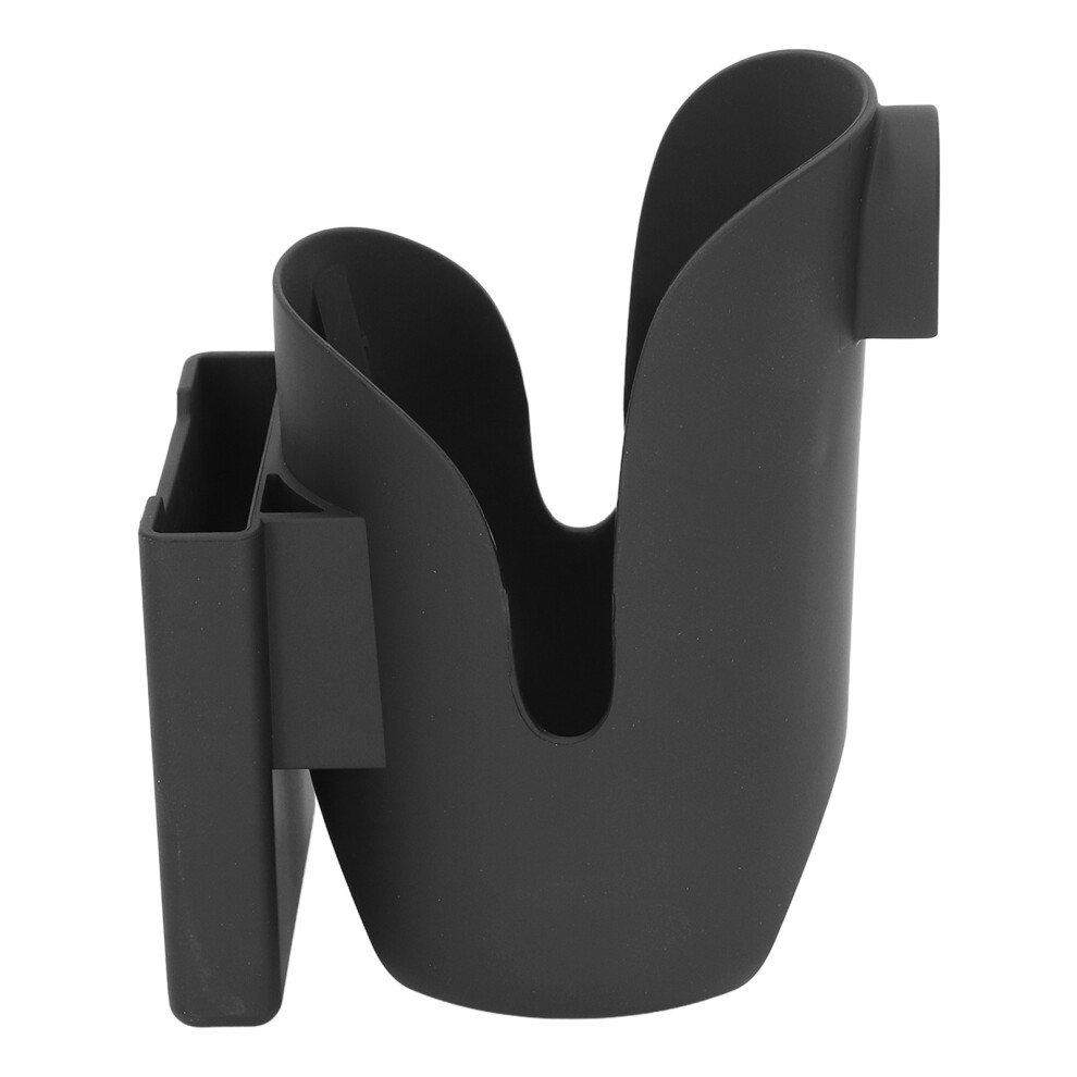 Universal Stroller Cup Holder Plastic Adjustable Baby Carriage Bottle Holder with Phone Slot