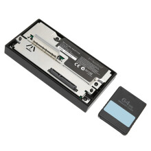 PS2 SATA-HDD-Adapter mit 64 MB Free McBoot V1.953 Speicherkarte.