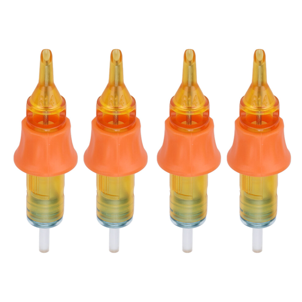10pcs Tattoo Cartridge Needle Disposable Fast Coloring Hygienic Tattoo Pen Machine Needles 14RS