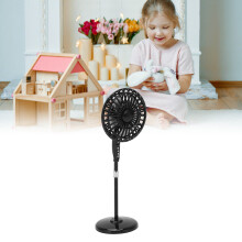 1:12 Puppenhaus-Standventilator Silberlegierung 11,2 4 3,4 cm