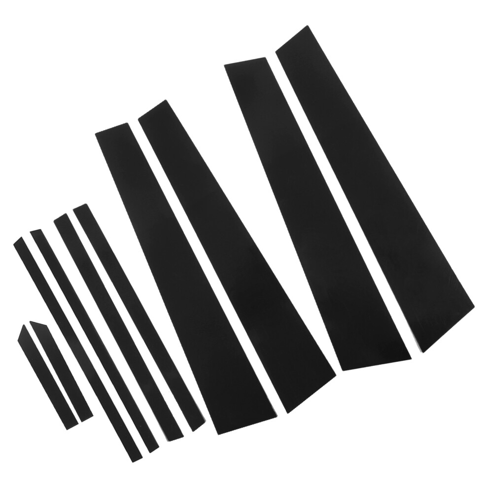 Gloss Door Window Pillar Post Cover Trim Sticker Car Accessories Replacement For Rav4 Replacement For Rav4 2020Â2021(10Pcs) Black 4341321186292