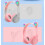 katzenförmiges kabelloses Headset HiFi Bluetooth Pink 4