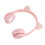 katzenförmiges kabelloses Headset HiFi Bluetooth Pink 1