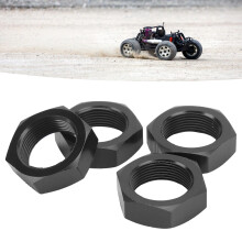 4 Stück 24 mm Nabenmuttern für 1/5 Outcast Kraton 8S schwarz