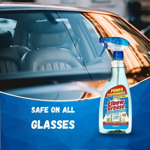 Elbow Grease Glass Cleaner with Vinegar, 3 x 500ml Pack 2