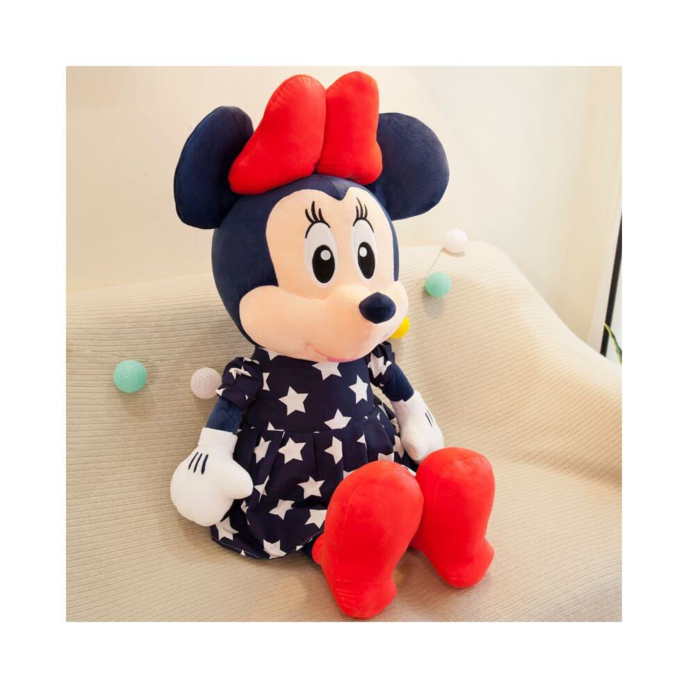 (Minnie,35cm/13.7in)Grande belle peluche Mickey Mouse Minnie poupées en peluche douce enfants peluches cadeaux