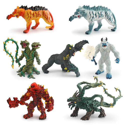 (Gorilla Monster)Simulation West Mythical Animals Warcraft Eismonster Baum Dämon Modell Monster 1