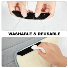 8Pcs - Rug Grippers for Laminate and Wooden Floor -Rug Sticker - Anti Slip Rug Underlay Rug Grips for Hard, Tiled and Marble Floor