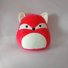 (Fox20cm)Squishmallow Fox Shaped Plush Pillow Toys Comfortable Filling Bedroom Office