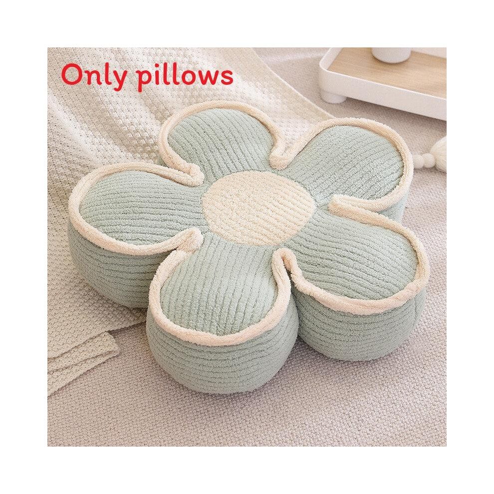 (Green ,15cm )Coussin confortable en peluche fleurie avec oreillers design épissé pour canapé-lit utilisation salon