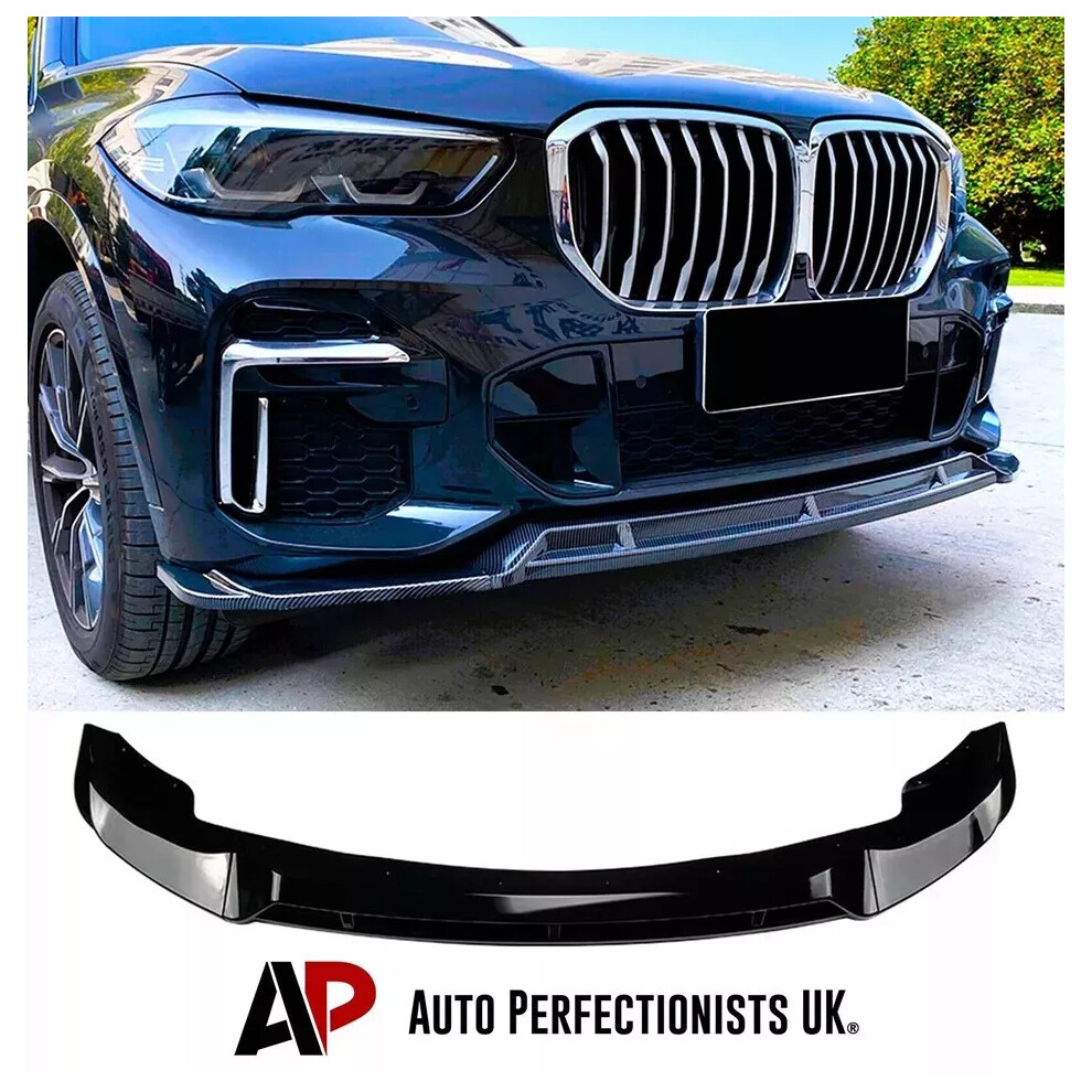 For Bmw X5 G05 Pre-Lci Front Splitter Spoiler Lip Body Kit M Sport 18-22 5061072665363