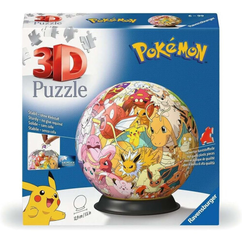 Ravensburger 3D-puslespilskugle: Pokémon