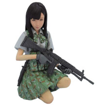 Modelium 1/35 Littlearmory Figure Series Ena Toyosaki (real Head Version) Resin Kit T19la35-002m